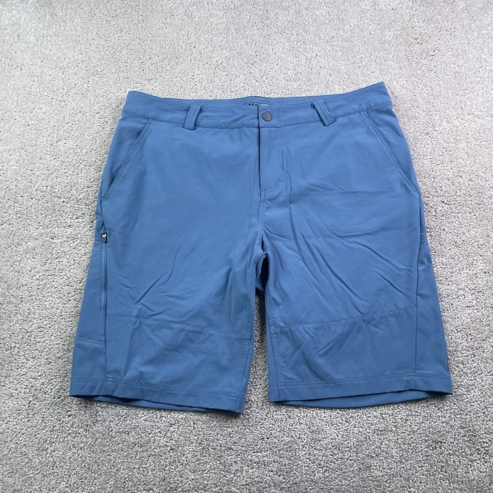 Stio Shorts Mens 36 Blue Whiparound Stretch Hiking Outdoor Gorpcore Trail